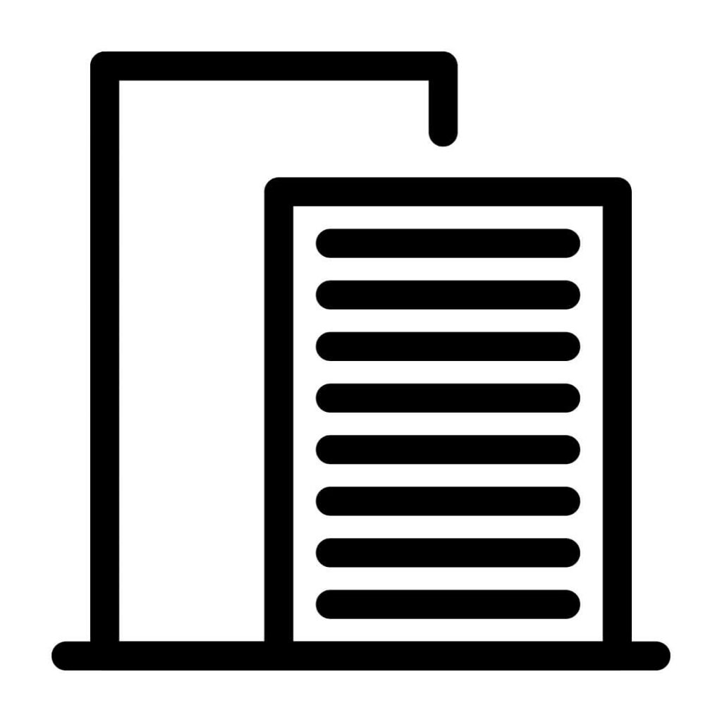 Illustration einer Fassade, symbolisch für den Handwerksberuf Dämmung und Fassade