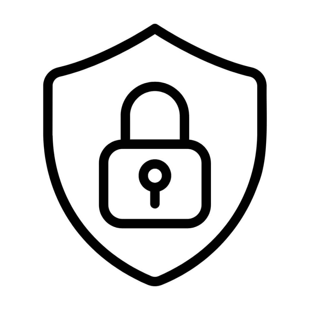 Illustration eines Schlosses, symbolisch für den Handwerksberuf Sicherheits- und Gebäudetechnik